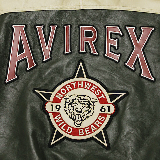 AVIREX（アヴィレックス） アウター レザージャケット スタジャン WILD