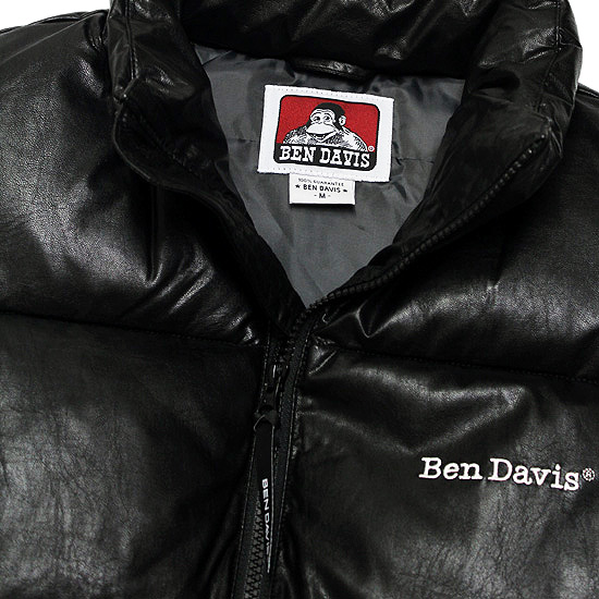 BEN DAVIS ベンデイビス PUレザー 中綿ジャケット FAUX LEATHER PUFFER 