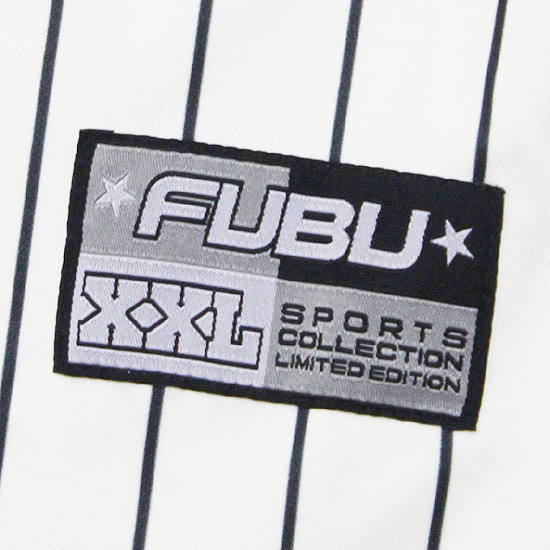 FUBU フブ フーブ ストライプ ベースボールシャツ STRIPE