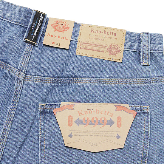 KNO BETTA ノーベター バギー デニムパンツ 999 BAGGY DENIM