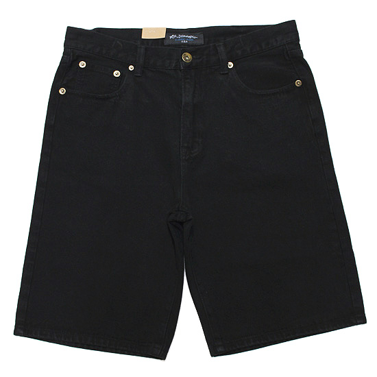 Wide Legs Cropped Pantsブラック デニム ハーフパンツ cropped-wide-leg-pants-in-