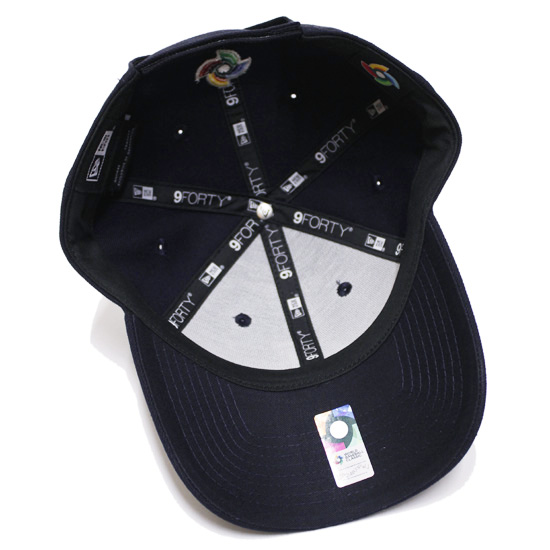 NewEra 9FORTY BASICKS WBC Ｊロゴ 黒⑥ 9FORTY World Baseball Classic WBCロゴ ネイビー マルチ | ニューエラ