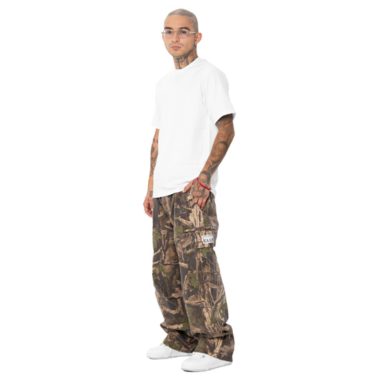 PRO CLUB（プロクラブ） カーゴパンツ HEAVYWEIGHT TWILL PLEATED WIDE