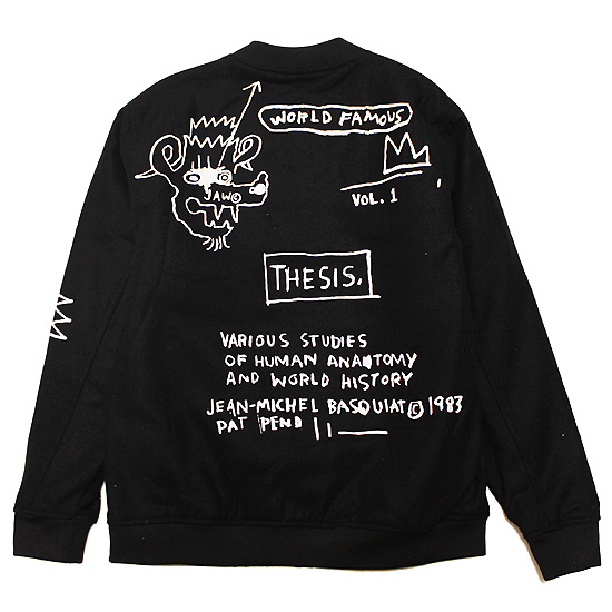 【最終値下】Basquiat x 　バスキア　コラボジャケット　新品未使用 REASON x BASQUIAT リーズン バスキア ジャケット スタジャン WORLD