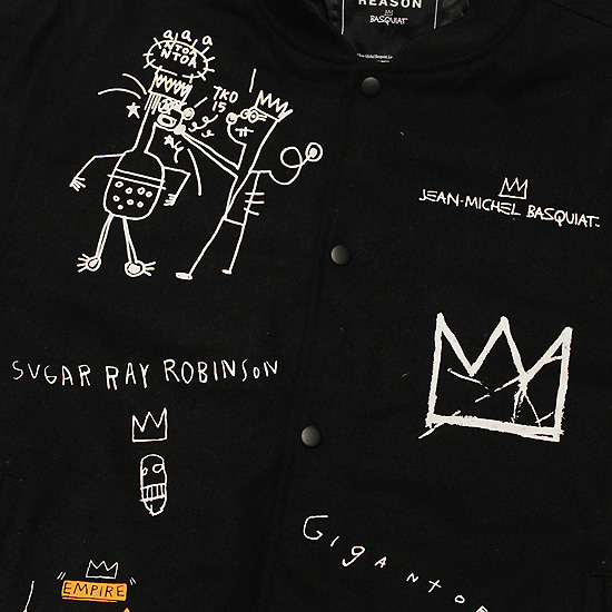 REASON x BASQUIAT リーズン バスキア ジャケット スタジャン WORLD