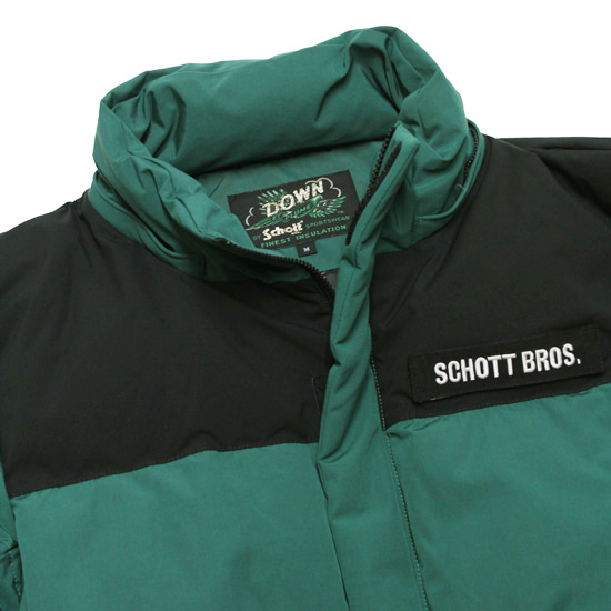 SCHOTT ショット ツートン ダウンジャケット CLASSIC 2TONE DOWN