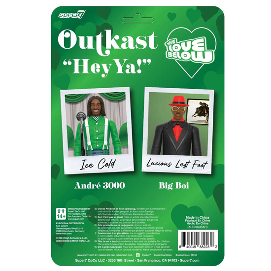 レア 希少 OUTKAST アウトキャスト フィギュア セット販売　新品未開封 Hip HOP(ヒップホップ) ReAction Figure-Outkast (アウトキャスト