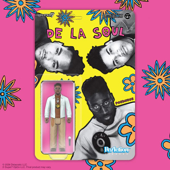 デラソウル　フィギュア　未使用 SUPER7 スーパー7 DE LA SOUL デラソウル フィギュア REACTION FIGURES