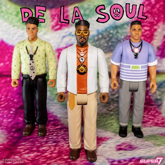 SUPER7 スーパー7 DE LA SOUL デラソウル フィギュア REACTION FIGURES