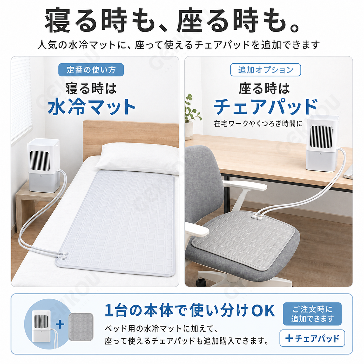 2026最新改良モデル】 冷水循環マット 水冷マット 水流マット 水循環