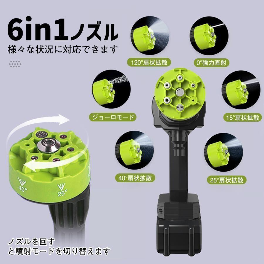 2025☆正規品】高圧洗浄機 コードレス 充電式 洗浄機 収納ケース付き