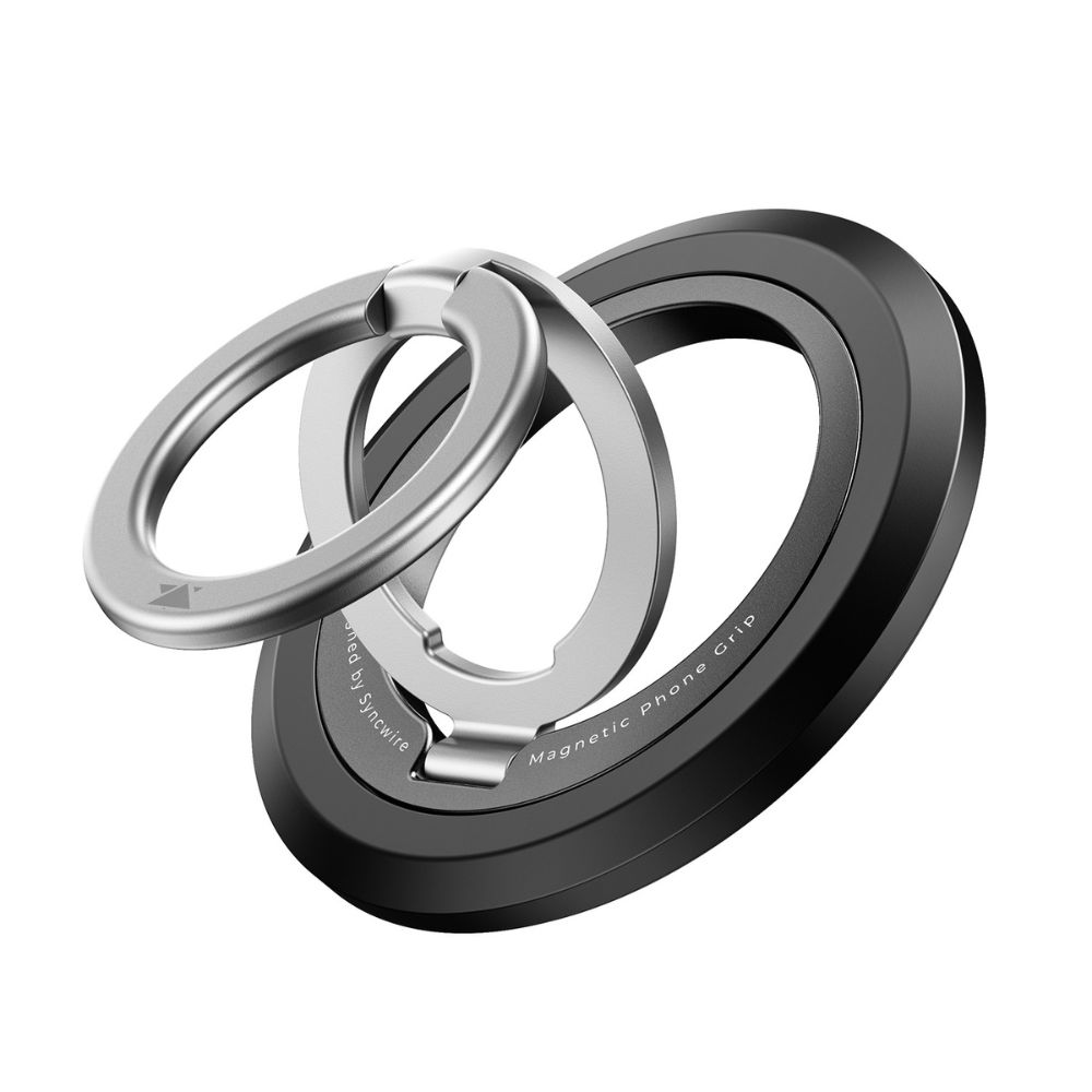 スマホリング 360°回転 SYNCWIRE MagSafe対応 マグセーフ用デュアル