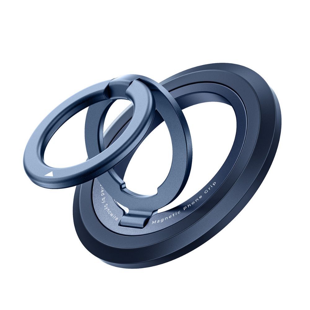 スマホリング 360°回転 SYNCWIRE MagSafe対応 マグセーフ用デュアル