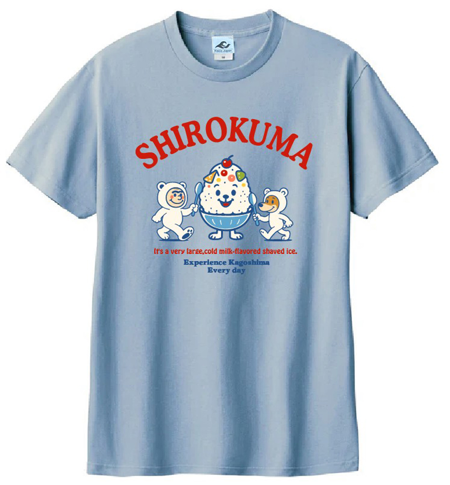 薩摩Tシャツ 「 SHIROKUMA 」 白熊 しろくま 西郷隆盛 ツン 鹿児島T