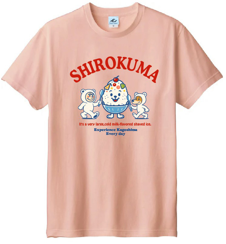 薩摩Tシャツ 「 SHIROKUMA 」 白熊 しろくま 西郷隆盛 ツン 鹿児島T