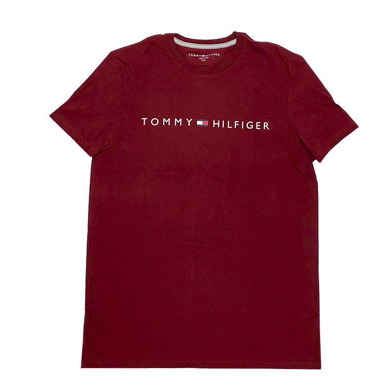 トミーヒルフィガー TOMMY HILFIGER フロント エッセンシャル ロゴ 半袖 Tシャツ メンズ 78j4189 ラッピング不可  ネコポスでお届け