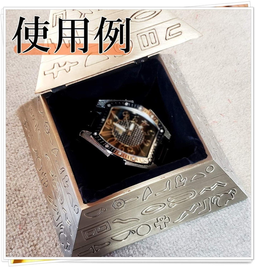 収納 付き ピラミッド 模型 小物入れ アンティーク レトロ 置物