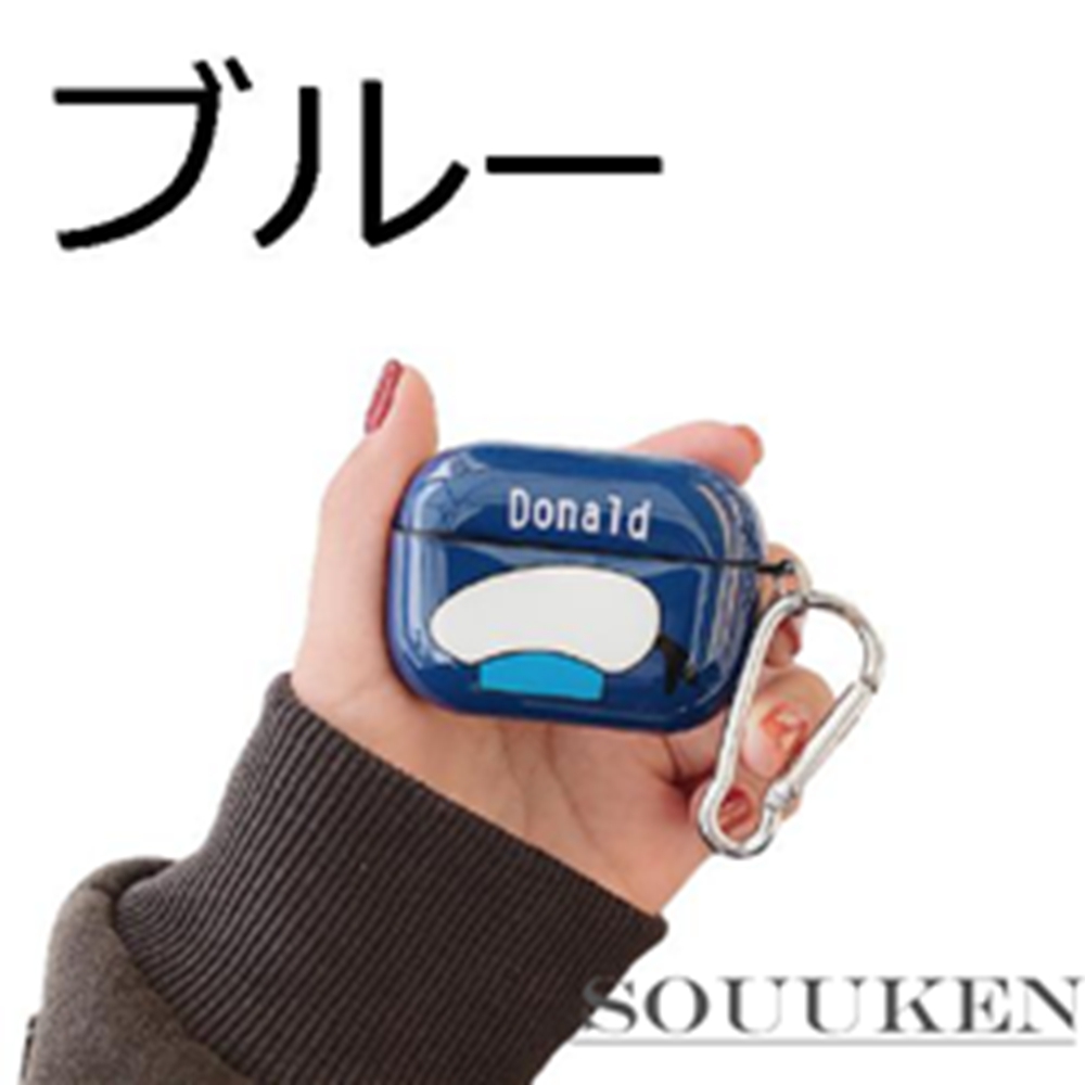 Airpods ケース Airpods 1 2 Airpods Pro 適用 ドナルドダック デイシーダック 漫画 かわいい 収納ケース 最も優遇