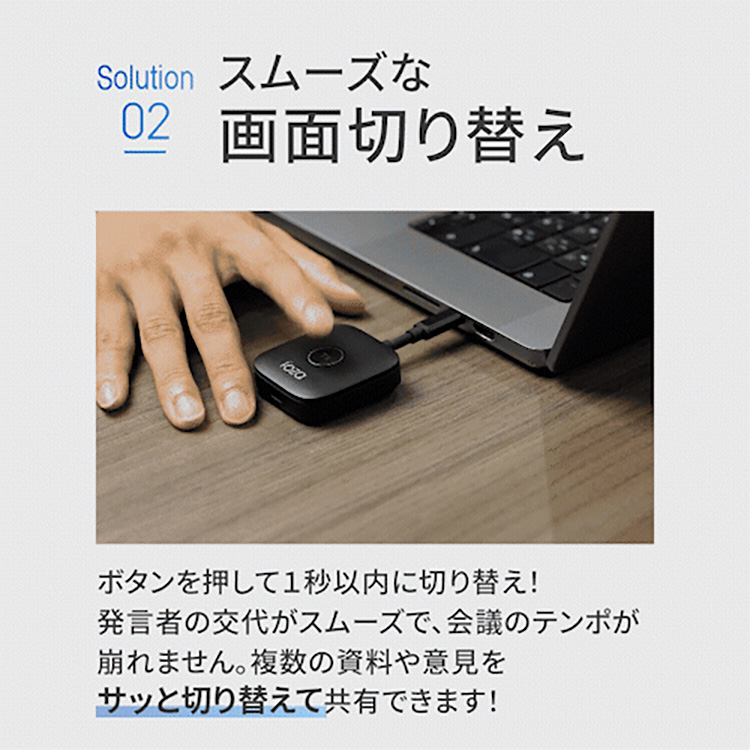 SOUYI（ソウイ） foza share ワイヤレス 画面共有機器 受信機(HDMI)×1