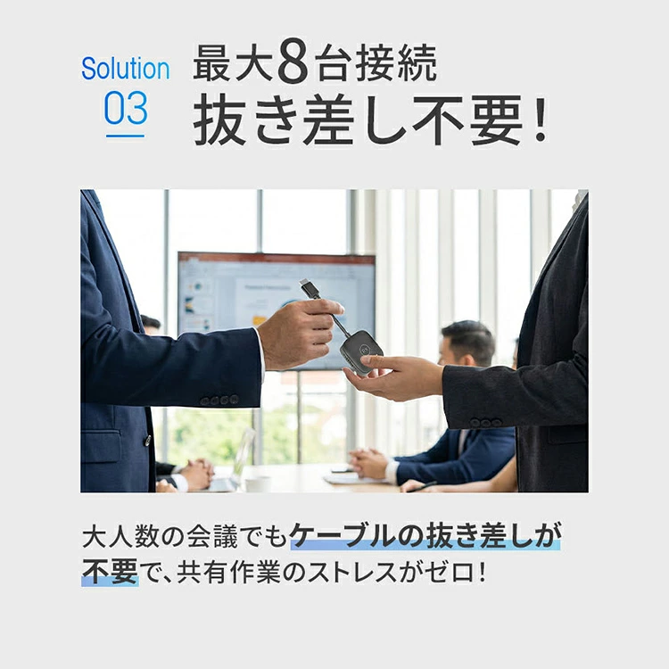 SOUYI（ソウイ） foza share ワイヤレス 画面共有機器 受信機(HDMI)×1