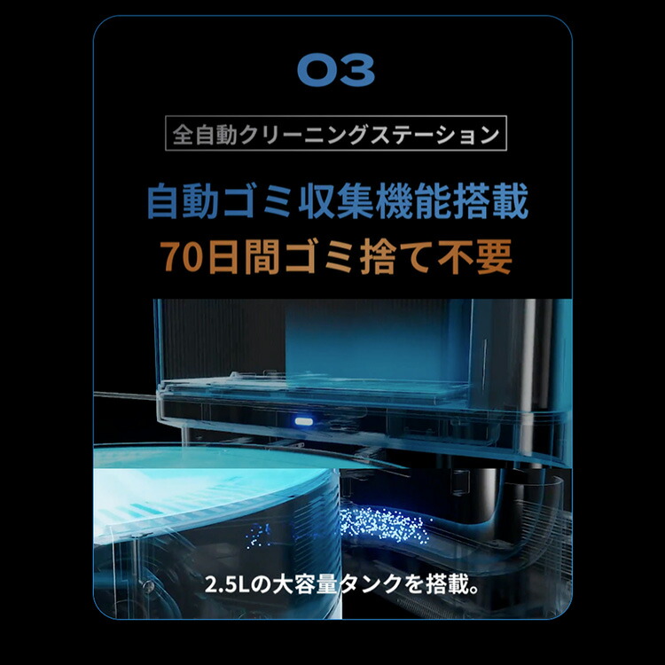 SOUYI（ソウイ） ロボット掃除機 水拭き 高性能 ブラックホール掃除機