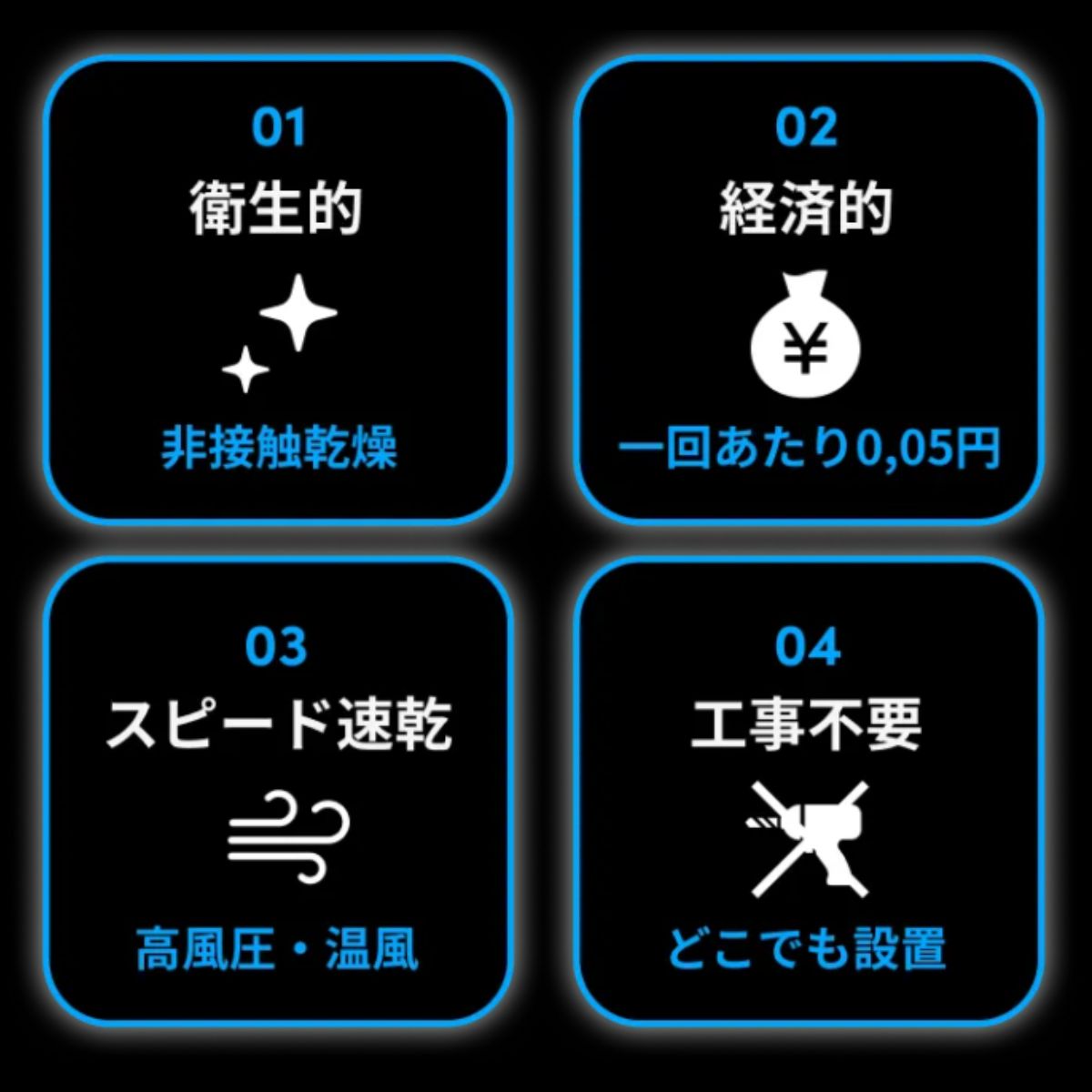 ★SOUYI 家庭用/業務用 速乾 ハンドドライヤー コンパクト工事不要 乾燥機 SOUYI（ソウイ） ハンドドライヤー | 家庭用 家電 生活家電 便利家電