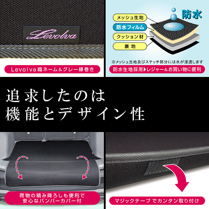 WR-V DG5 専用 ラゲッジルームカバー｜ホンダ ダブリューアールブイ カーゴマット トランクマット フロアマット アクセサリー｜Levolva ラゲッジマット | Levolva | 03