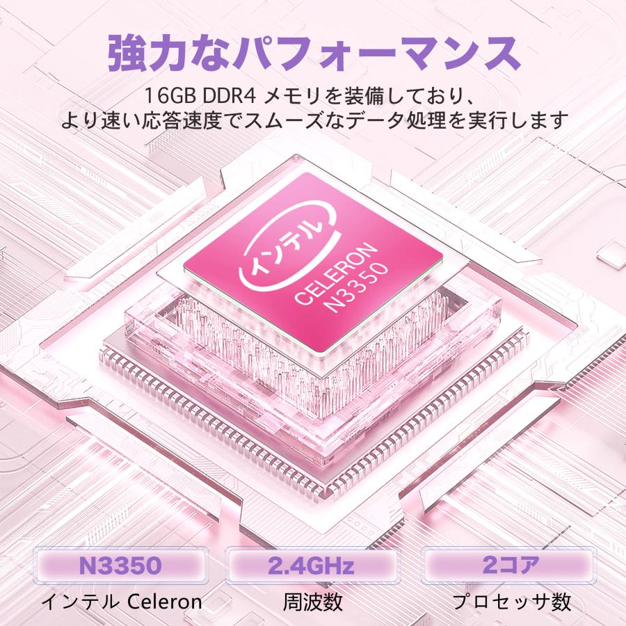 【2023年新モデル入荷】 ノートパソコン 新品 Celeron N3350 メモリー:12GB/高速SSD:512GB/14型液晶 Office付き Win11 日本語キーボード テレワーク応援  14Q8R｜sowa-shop｜06
