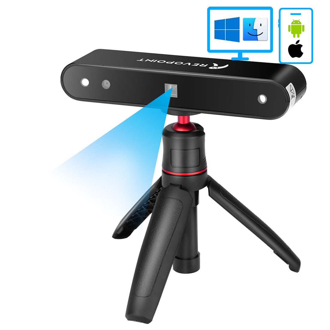 限定モデル3Dスキャナー フルカラー 赤外線構造光デュアルカメラ3Dスキャナ― 設計3Dプリント用 コンパクトで携帯可能 解像度0.3mmスキャンテクノロジー搭載  3Dデザイン 3Dレーザスキャナー