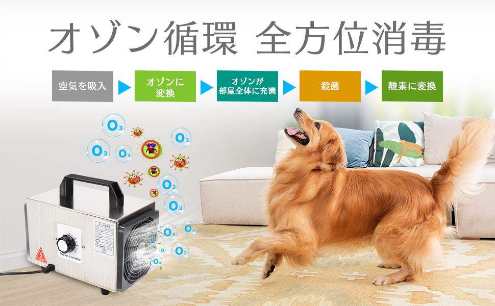 高性能オゾン発生機 10000mg 業務用オゾン発生器 脱臭器 産業機