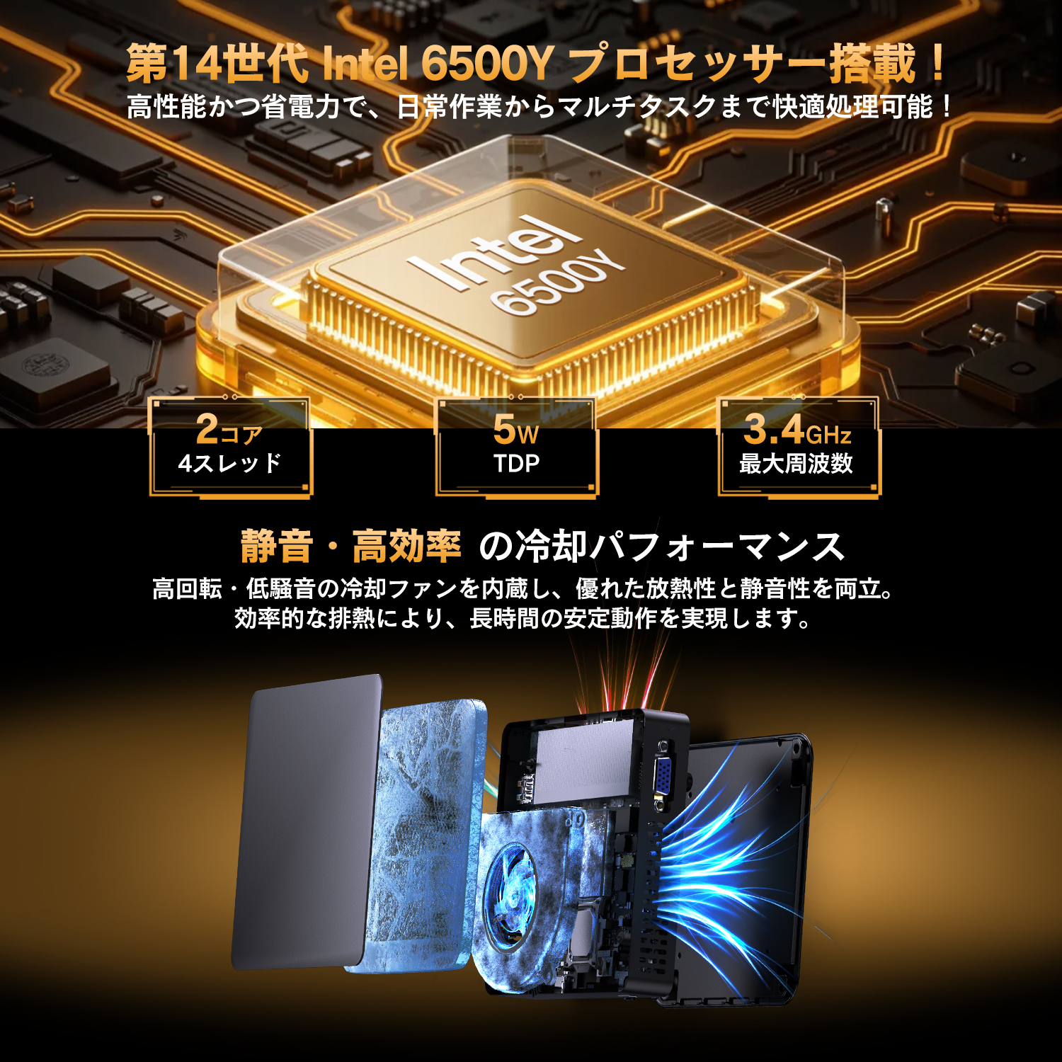 自作 コンパクトデスクトップ PC Ryzen5 2400G Windows11 VETESA コンパクト小型 デスクトップパソコン ミニ 新品 Intel Pentium