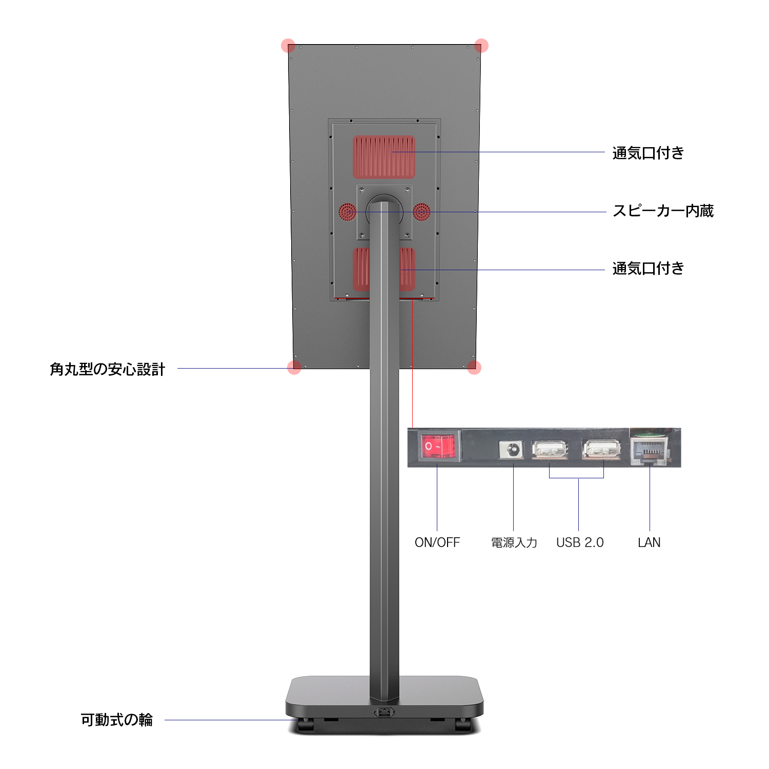 新品 デジタルサイネージ たてナビ NPT32 32インチ 液晶 看板 2台 VETESA デジタルサイネージ WIFI 縦 32インチ 屋外 電子看板