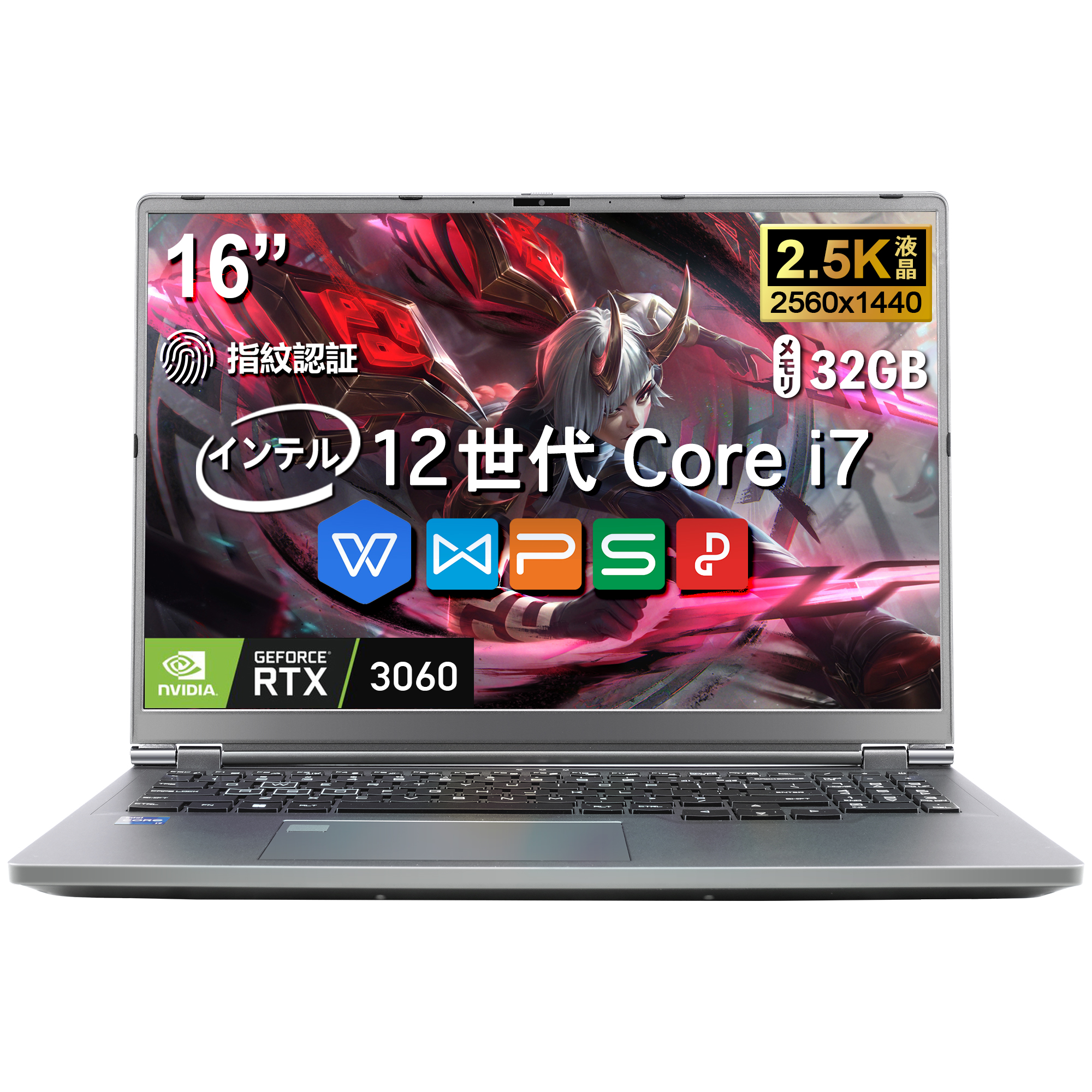 ゲーミングノートpc インテル Core i7-12700H RTX 3060 メモリ16/32GB