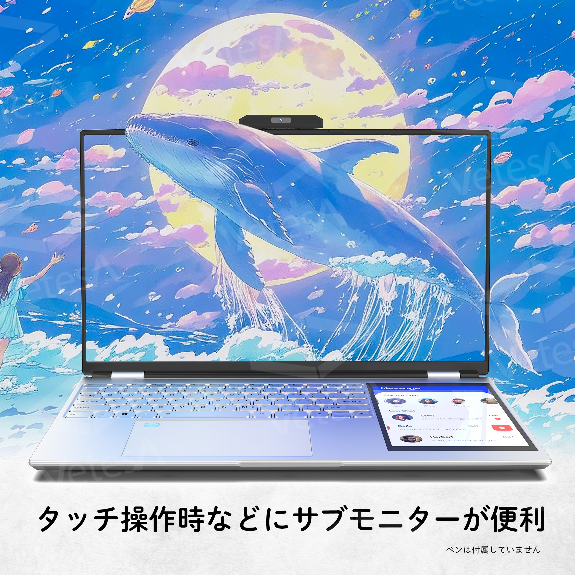 VETESA 新品 ノートパソコン WPS搭載 windows11 第12世代intel N