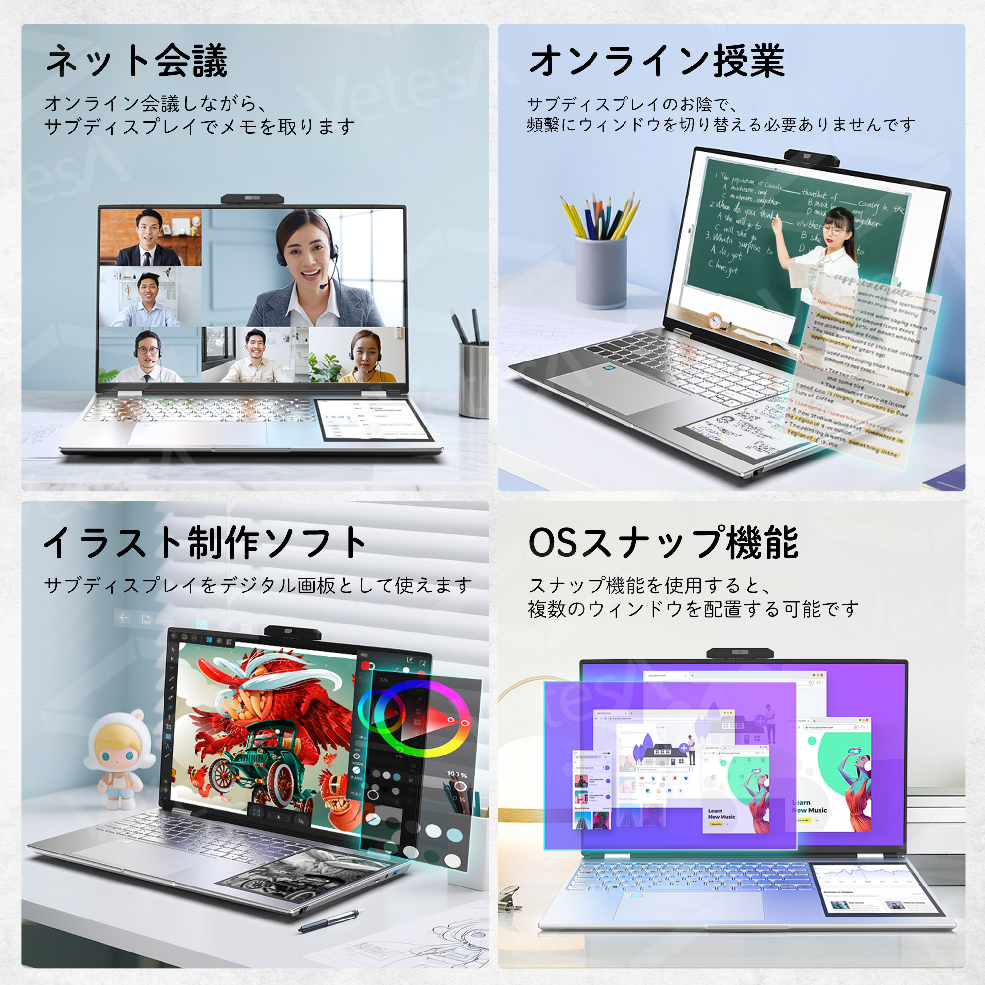VETESA 新品 ノートパソコン office搭載 windows11 第12世代intel N