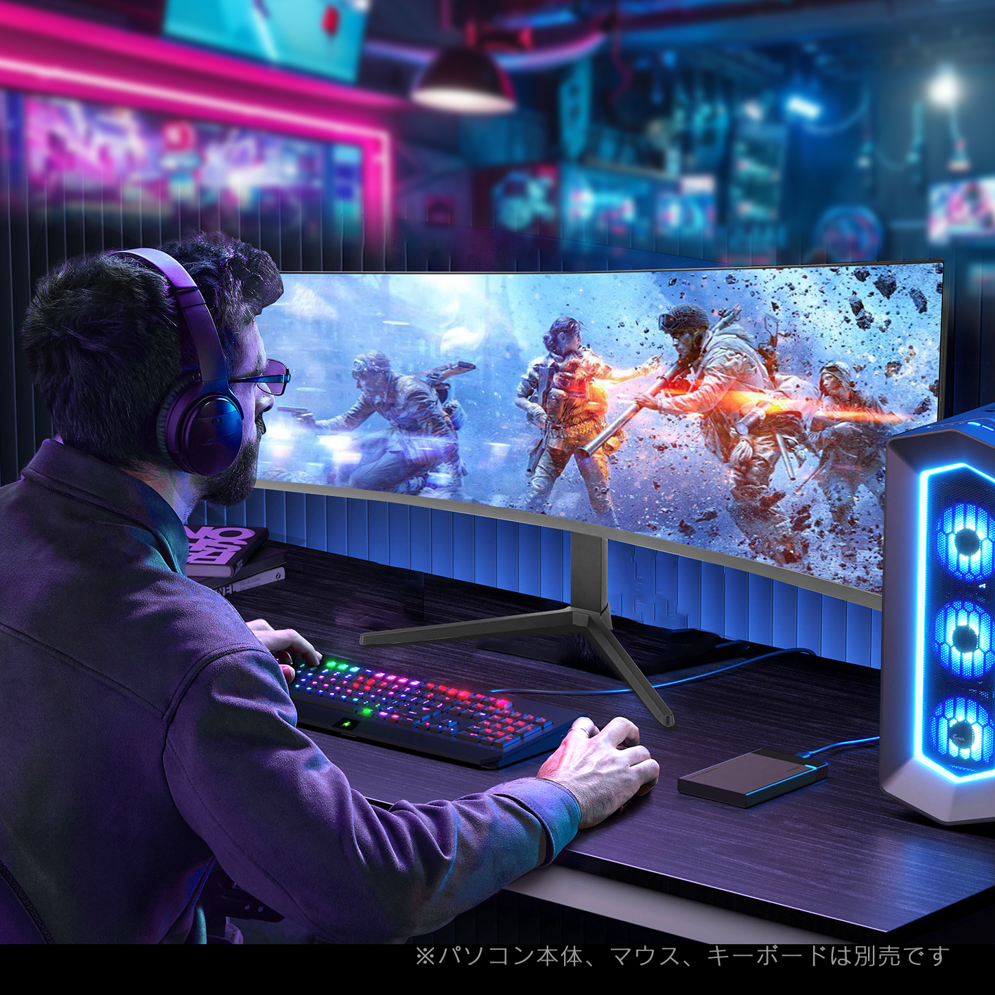 2025年新モデル 新品 49インチ 超曲面4K 144Hz フリーシンク搭載