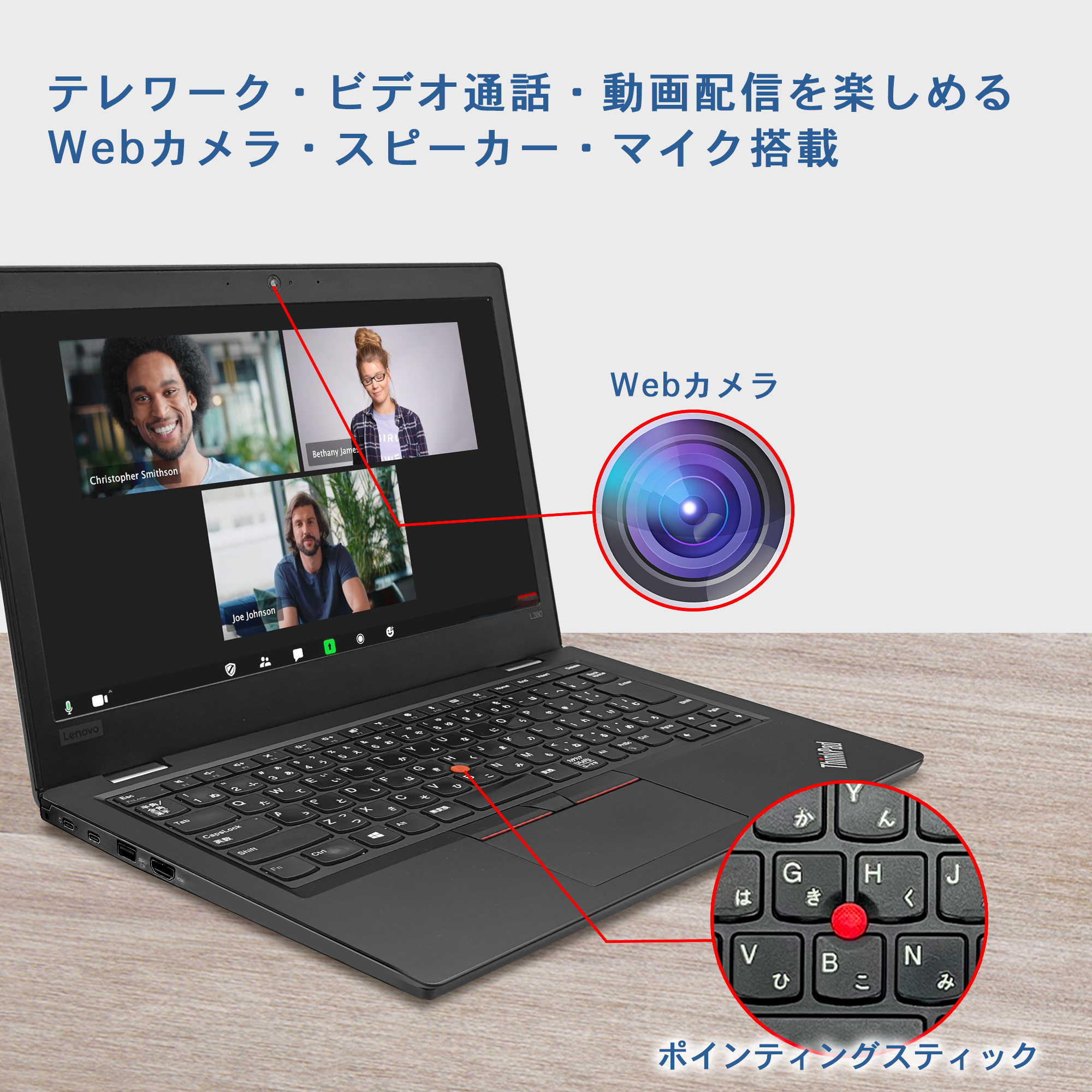 ノートパソコン Lenovo thinkpad メモリ:16GB SSD:512GB WPS搭載