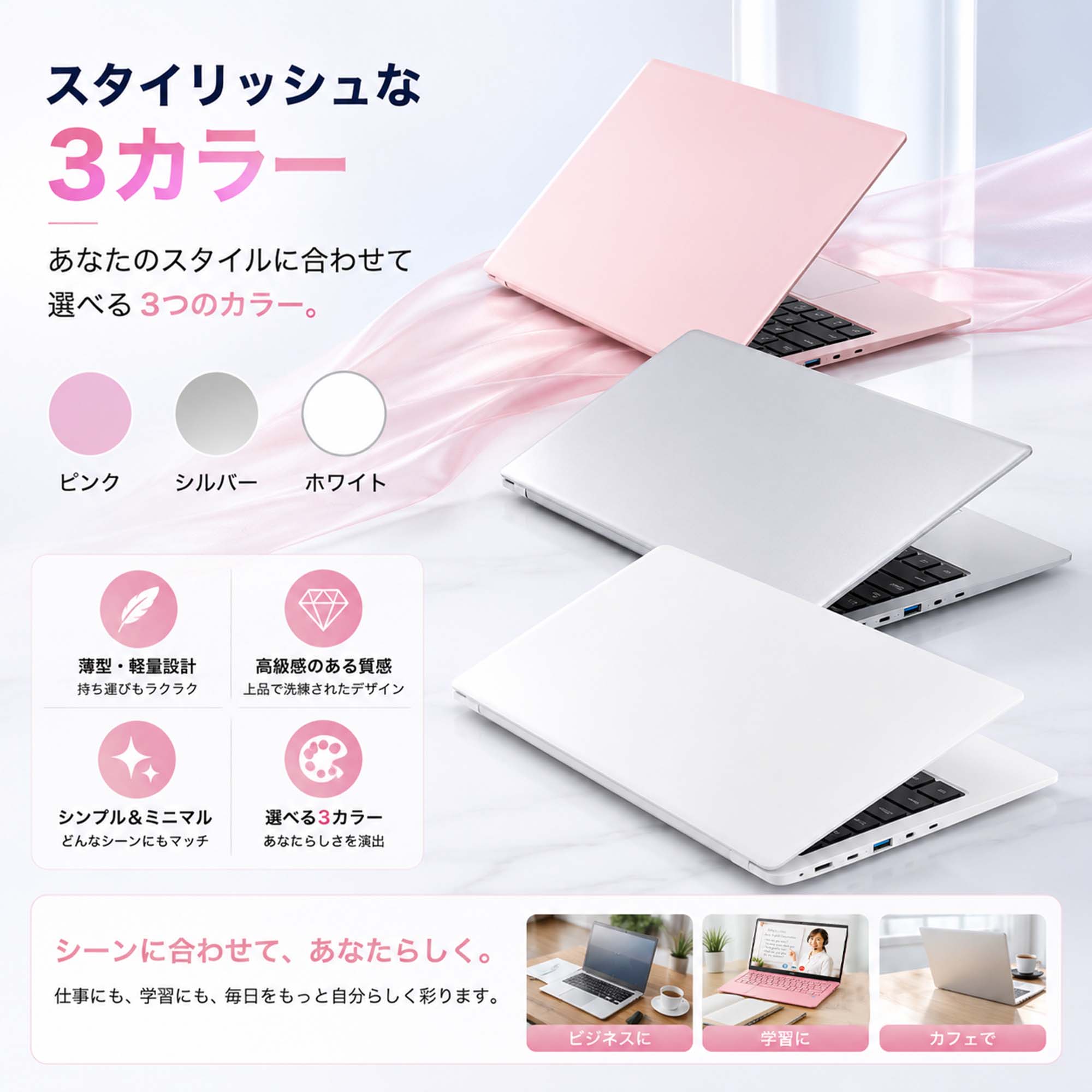 VETESA 新品 ノートパソコン 薄型ノートPC office Windows11搭載 14
