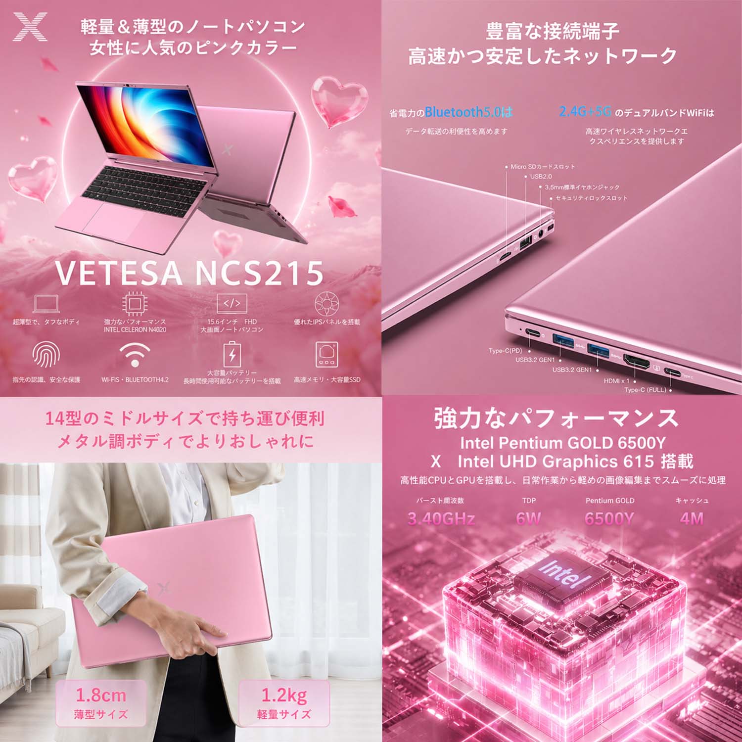 VETESA 2026年NEWモデル 新品 ノートパソコン 15.6型 FHD IPS