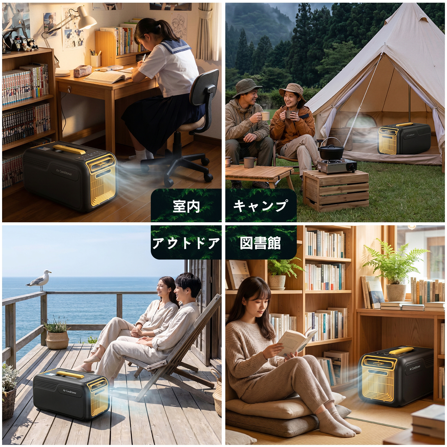 ポータブルエアコン コンパクトエアコン ウインドエアコン 冷房 暖房