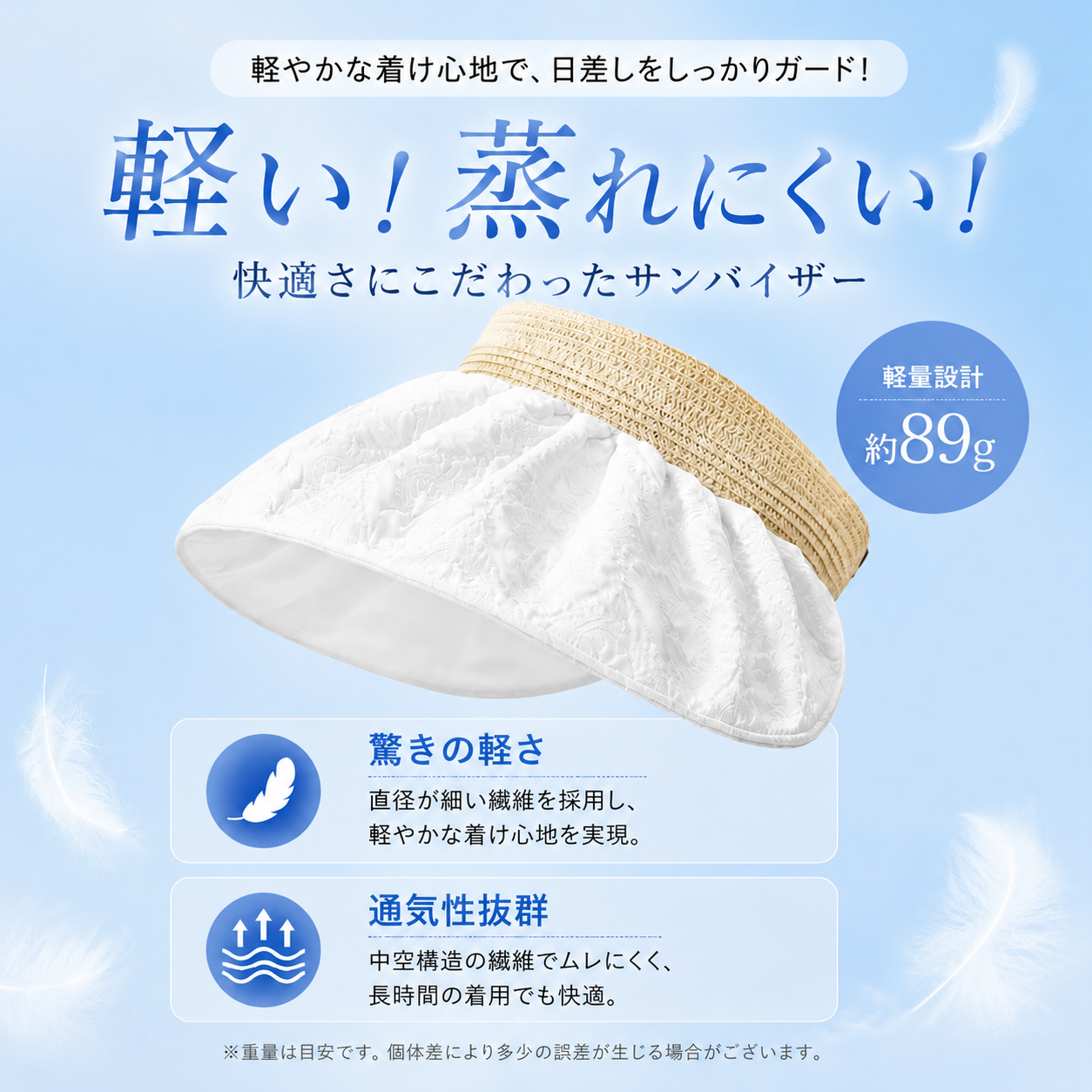 2wayサンバイザーのおすすめ人気商品一覧 通販 - Yahoo!ショッピング