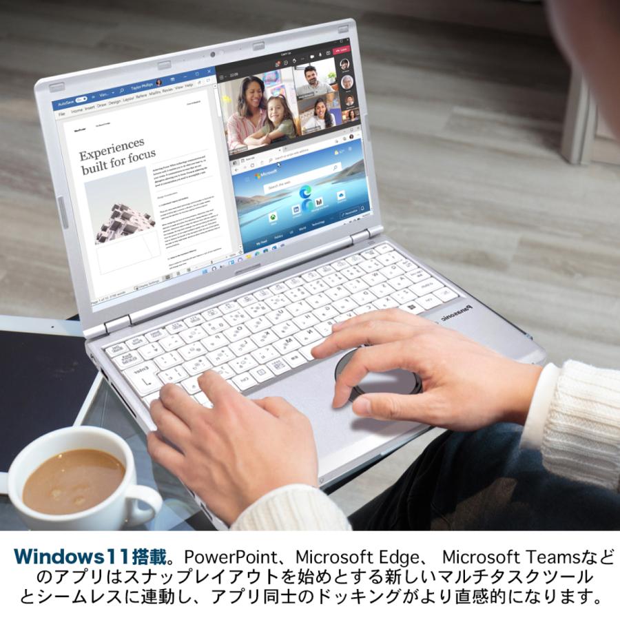 ノートパソコン office付き 中古 Windows11 パソコン Let'sNote Panasonic レッツノート CF-SZ6 CPU 第7世代  Core i7 メモリー16GB  新品SSD 最大1TB  12インチ｜sowa-shop｜09