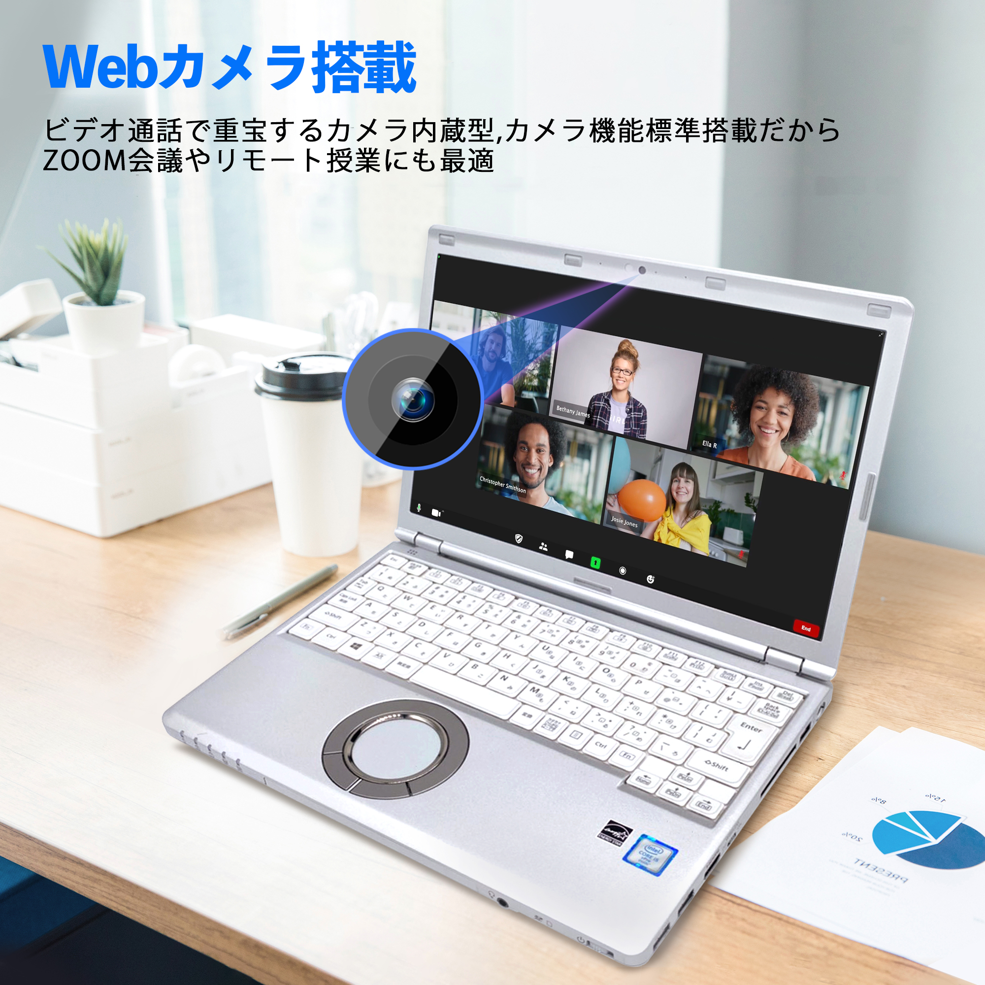 ノートパソコン office付き 中古 Windows11 パソコン Let'sNote 