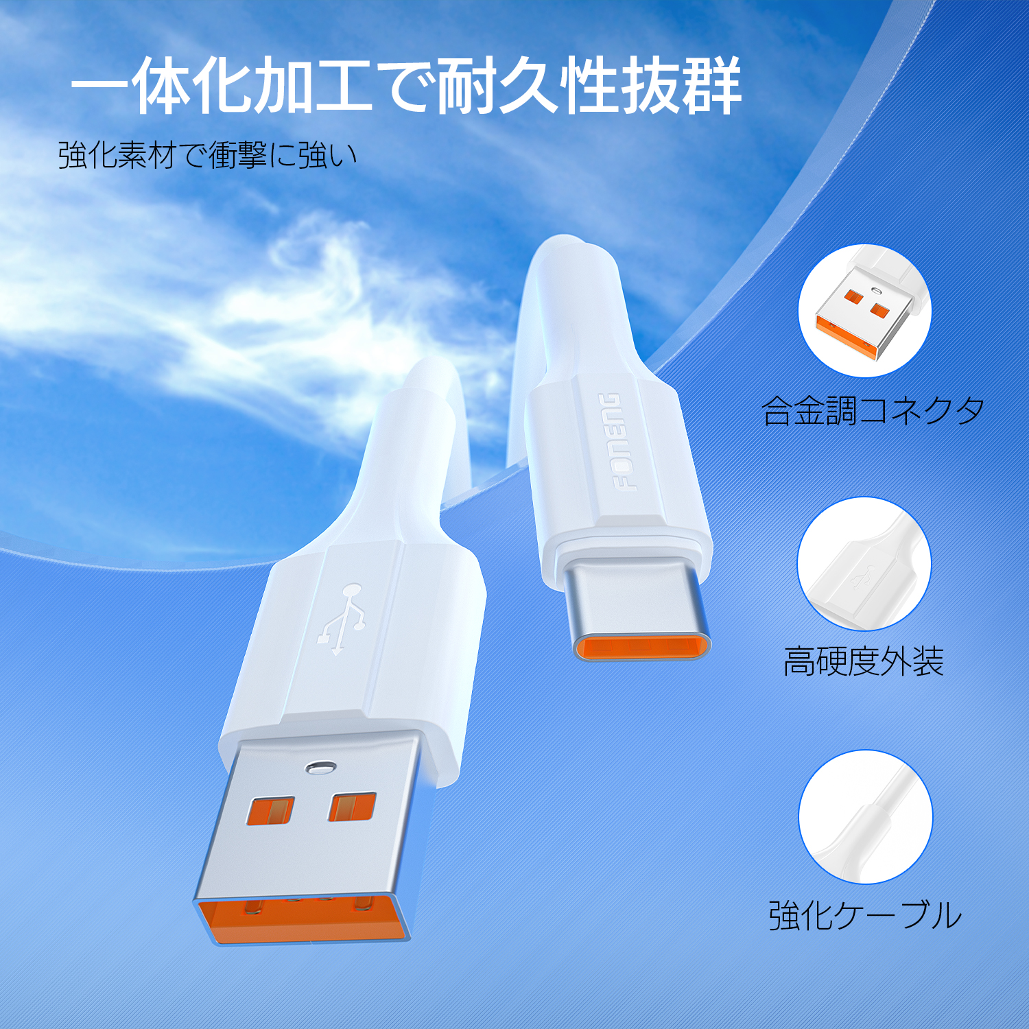 iphone 充電 ケーブル 1m type-c ケーブル アイフォンケーブル タイプc ケーブル 充電 モバイルバッテリー用 充電ケーブル 投函発送 爆買 関連画像1