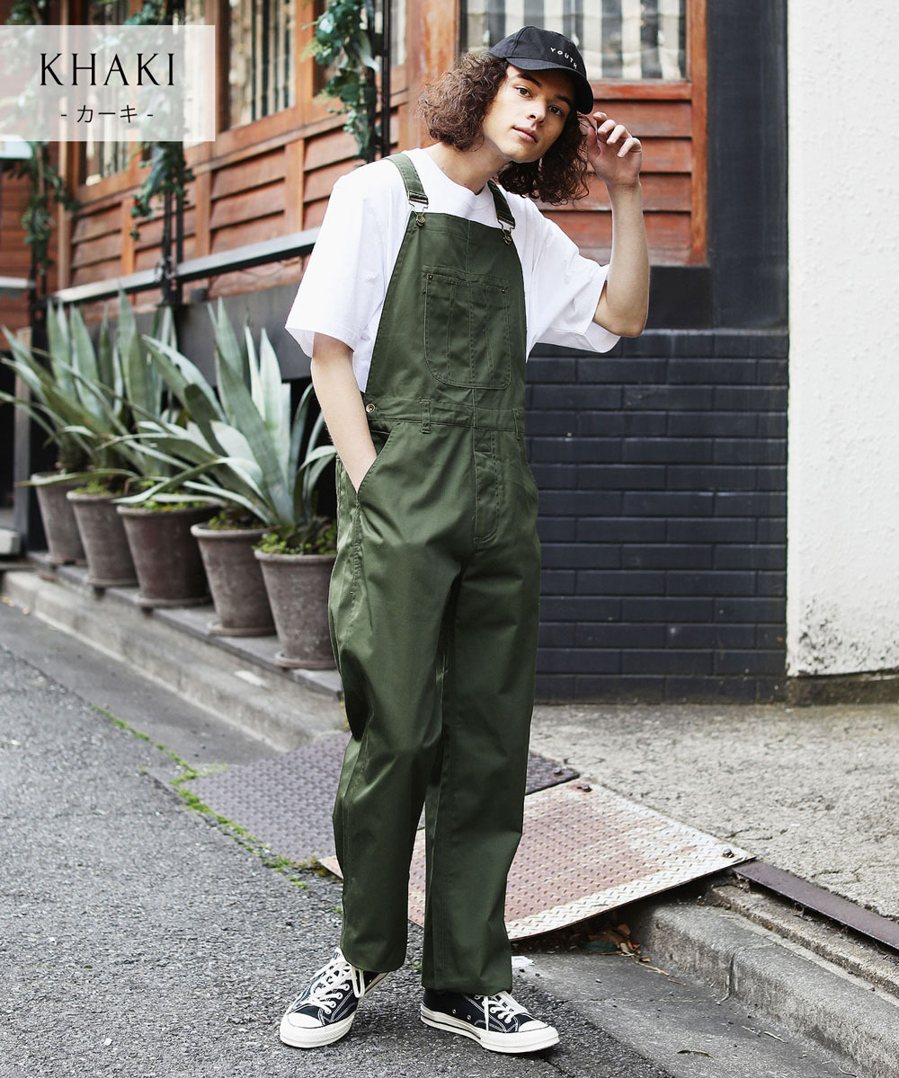 オーバーオール メンズ ツイル TR デニム 春 夏 秋 冬 オールシーズン