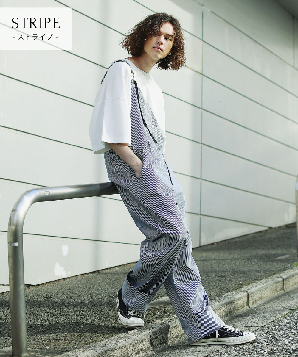 オーバーオール メンズ ツイル TR デニム 春 夏 秋 冬 オールシーズン