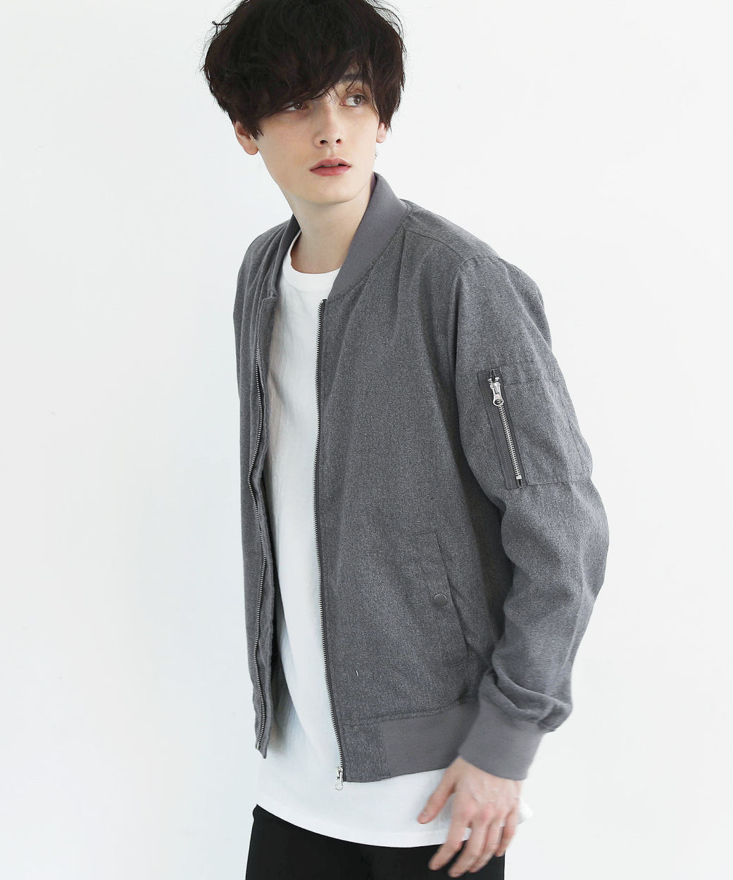 Ma 1 Ma 1 メンズ タフタ ブルゾン ミリタリー ジャケット 春 秋 フライトジャケット エムエーワン ミリタリージャケット Buy Soyous ソユーズ 通販 Yahoo ショッピング