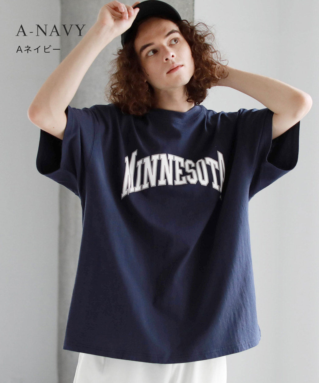 Tシャツ メンズ マルチパターン アーチロゴ ロゴ カレッジロゴ