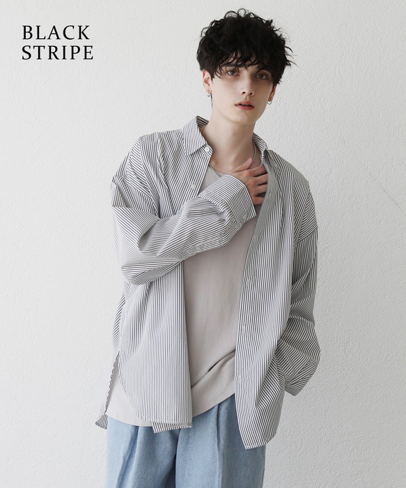 シャツ メンズ オーバーサイズ ルーズシルエット ブロード