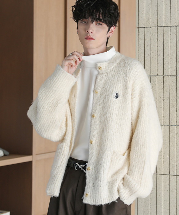 U.S. POLO ASSN.（ユーエスポロアッスン） カーディガン メンズ 秋 秋